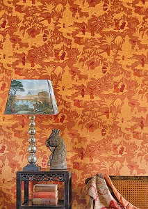 Chinese Toile wallpaper 100 8041 Red Gallery