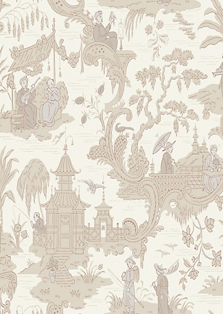 Chinese Toile wallpaper 100 / 8039 Neutral