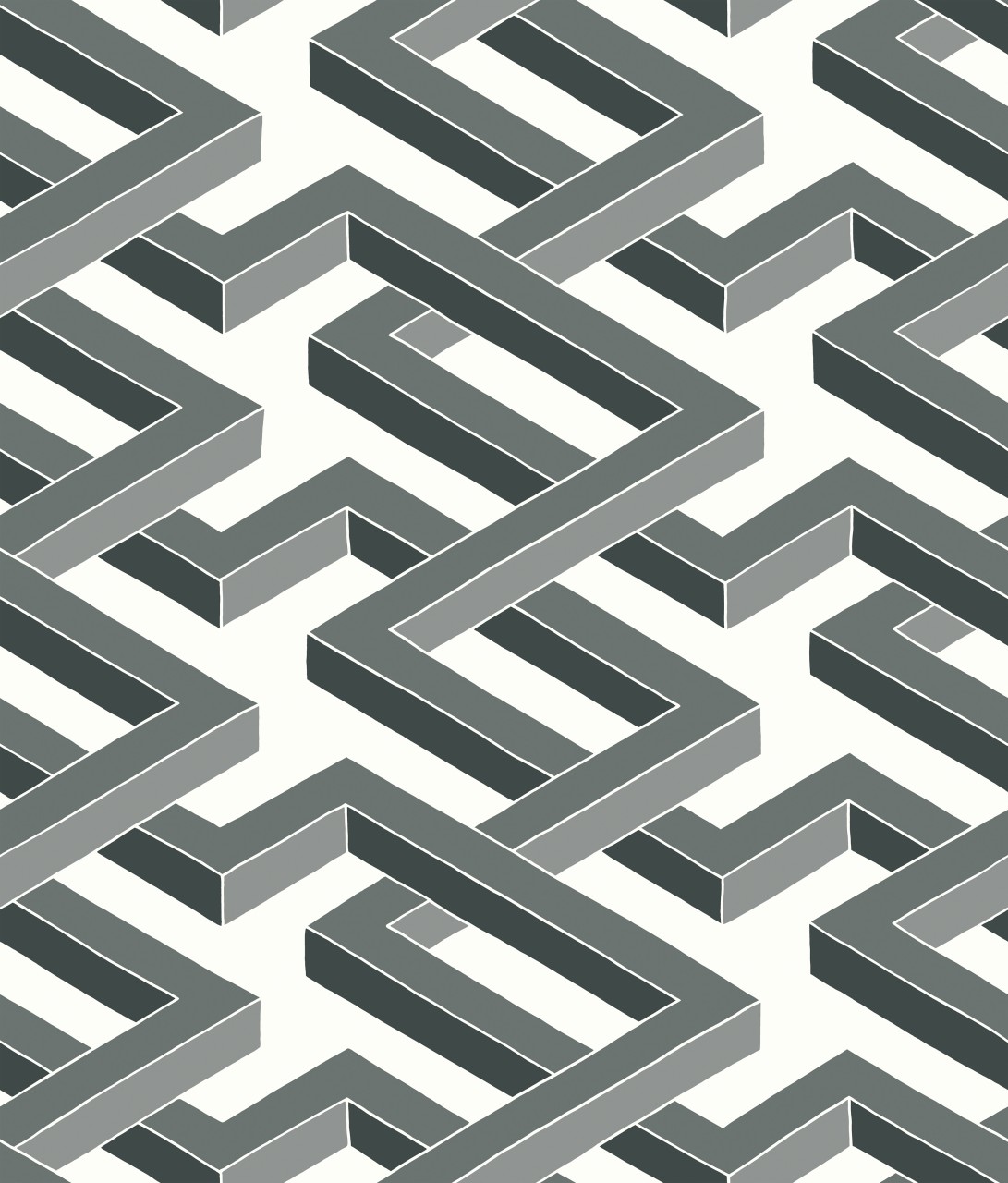 Luxor 105-1002 Black and White wallpaper