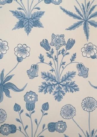Daisy 212561 Blue / Ivory wallpaper