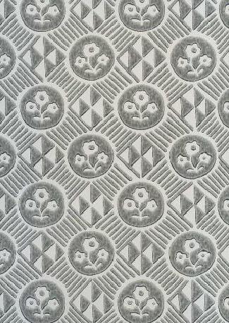 Diamonds & Flowers Charcoal 310857 wallpaper by Zoffany