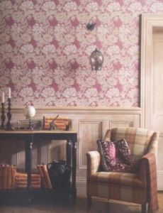 Chrysanthemum Gallery 212548 Wine wallpaper is shown.