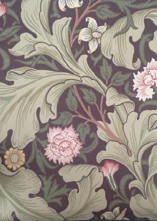 Leicester 212542 Chocolate / Olive wallpaper