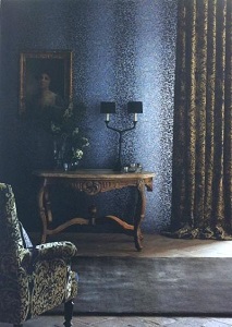 Rialto Stripe Amethyst Fig 311220 wallpaper Tespi collection Zoffany