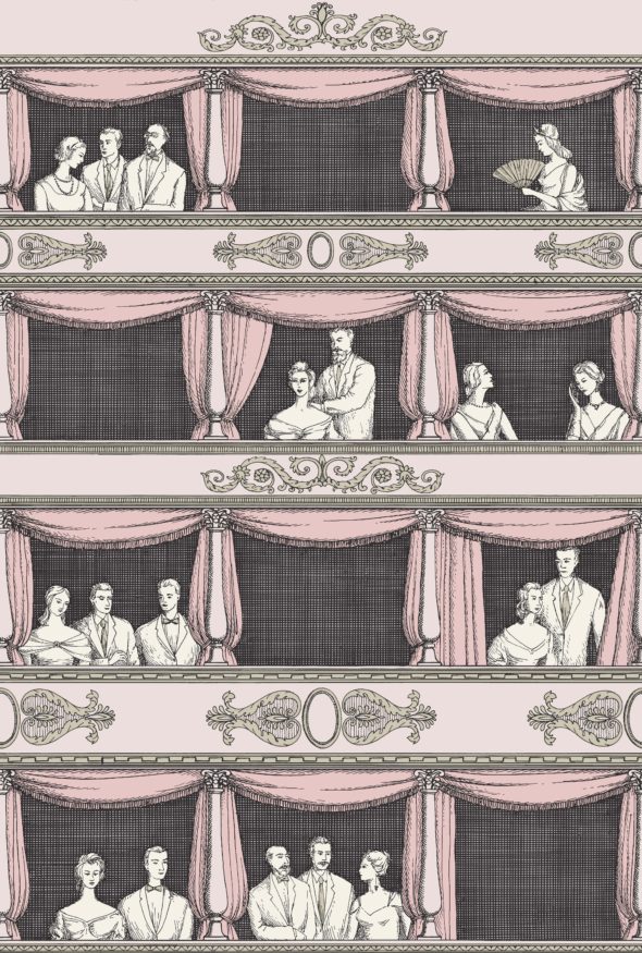 Teatro 114-4008 wallpaper Fornasetti Cole & Son