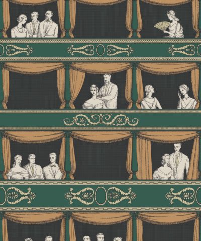 Teatro 114-4009 wallpaper Fornasetti Cole & Son