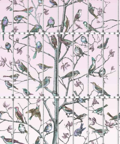 Uccelli 114.11022 wallpaper Fornasetti new collection from Cole & Son