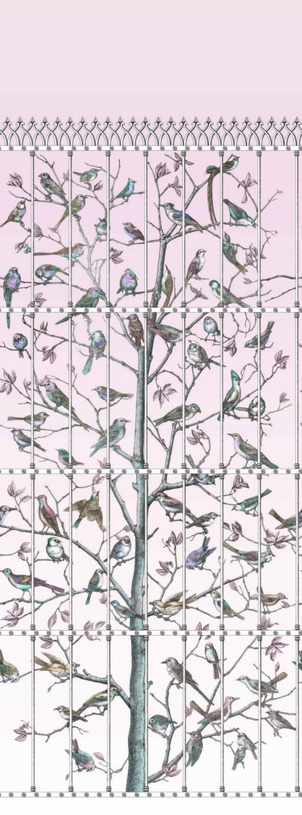 Uccelli 114.11022 wallpaper Fornasetti new collection from Cole & Son
