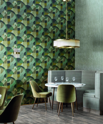 Abstract 312887 vinyl wallpaper from the Rhombi collection by Zoffany