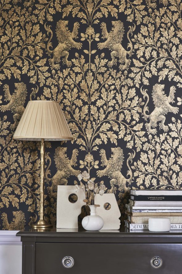Boscobel Oak 116-10036 wallpaper from the Pearwood collection by Cole & Son