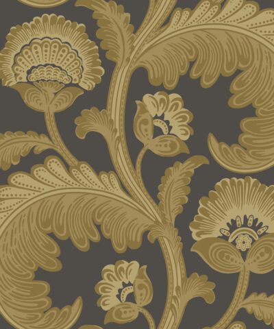 Fanfare Flock 116-7027 wallpaper from the Pearwood collection by Cole & Son