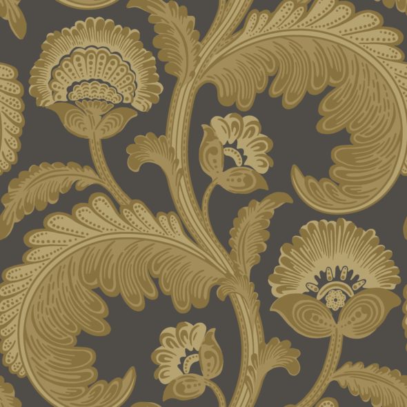 Fanfare Flock 116-7027 wallpaper from the Pearwood collection by Cole & Son