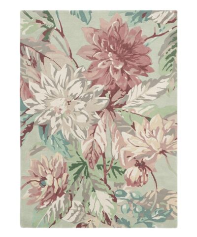 Dahlia & Rosehip rug 050607 Mulberry Size 140 x 200cms